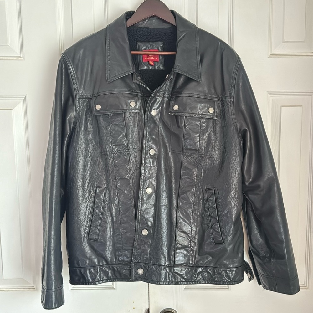 ⭐️LIKE NEW- COLE HAAN LEATHER JACKET